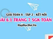 Bài 6.1 trang 7 Toán 8 Tập 2 Kết nối tri thức: Xác định tử thức và mẫu thức phân thức